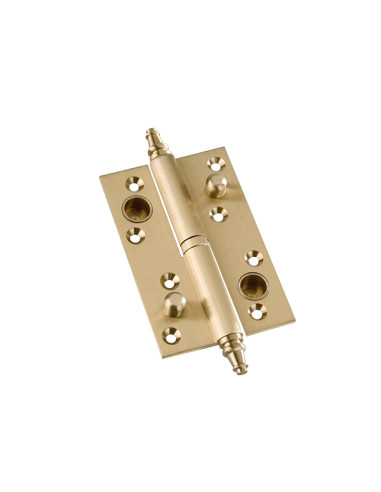 BISAGRA ANTIPALANCA  8900 120x80 LATON SATINADO DERECHA MHA