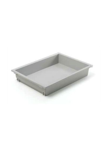 Cajón para módulo 30 cm. pvc gris con freno 