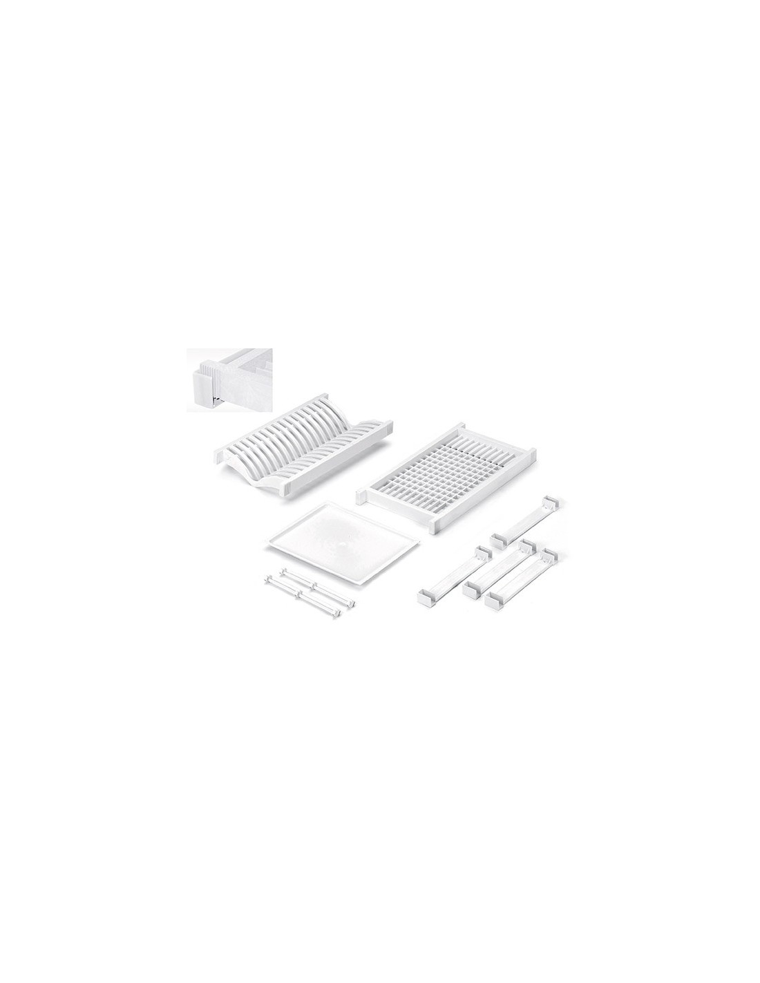 Bandeja Escurreplatos Pvc Plsmdul Modulo 90Cm Blanca