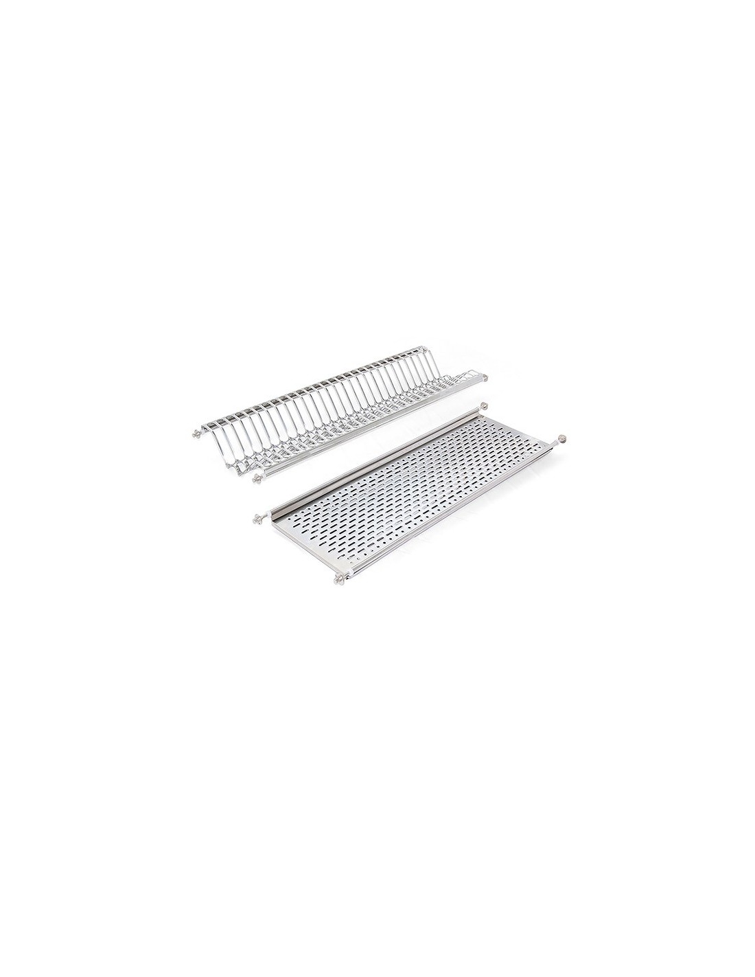 Juego Escurreplatos Inox. para armario 65cm