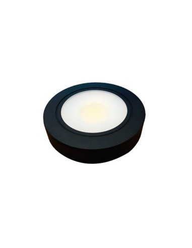 FOCO LED REDONDO SUPERFICIE NEGRO L161.62s SC