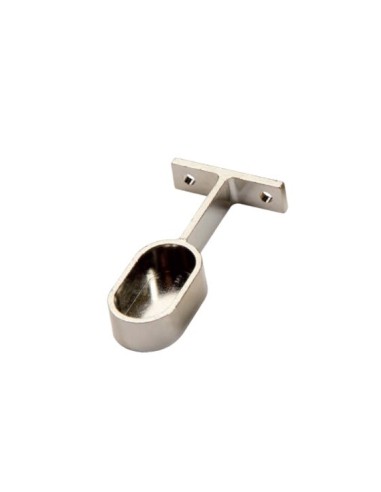 Soporte A-406-18 lateral con tapa cromo mate